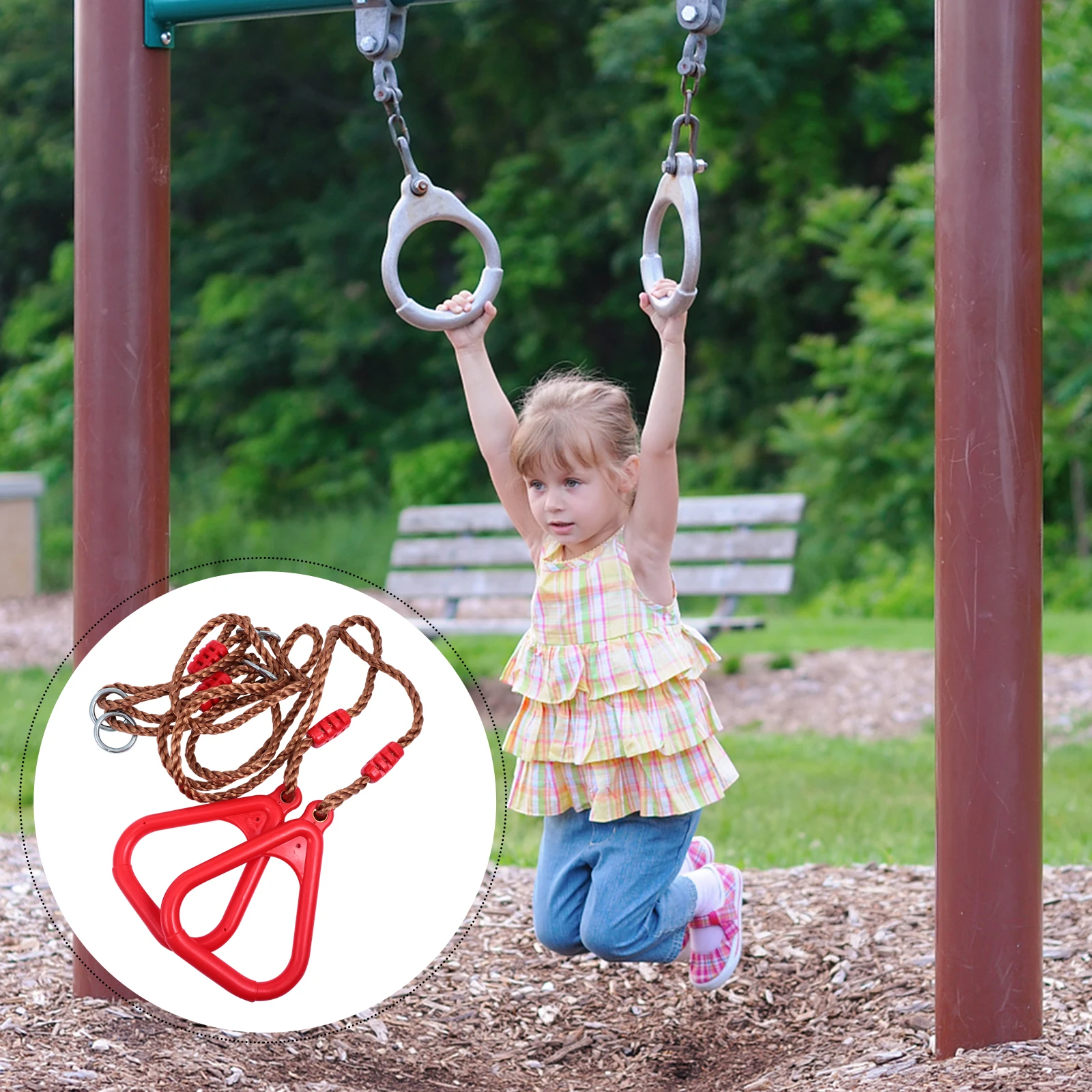 Gymnastic Ladder for Children Little Indoor Kids Ring Equipment Exercise Hanging Rings
Gymnastic Ladder for Children Little Indoor Kids Ring Equipment Exercise Hanging Rings