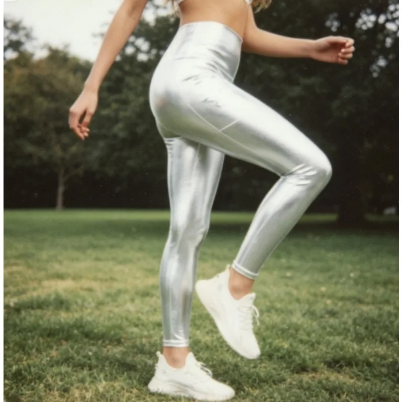 Women High Waist Gold Foil Solid Color Yoga Leggings Tight Workout Fitness Casual Pencil Pants
Women High Waist Gold Foil Solid Color Yoga Leggings Tight Workout Fitness Casual Pencil Pants