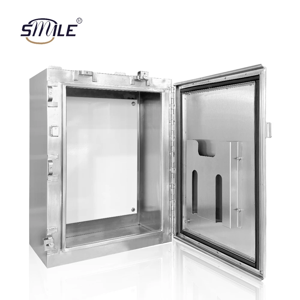 CHNSMILE Customized High Quality Stainless Steel Sheet Metal Enclosure OEM Distribution Box IP65 Outdoor Use Electronics Custom
CHNSMILE Customized High Quality Stainless Steel Sheet Metal Enclosure OEM Distribution Box IP65 Outdoor Use Electronics Custom