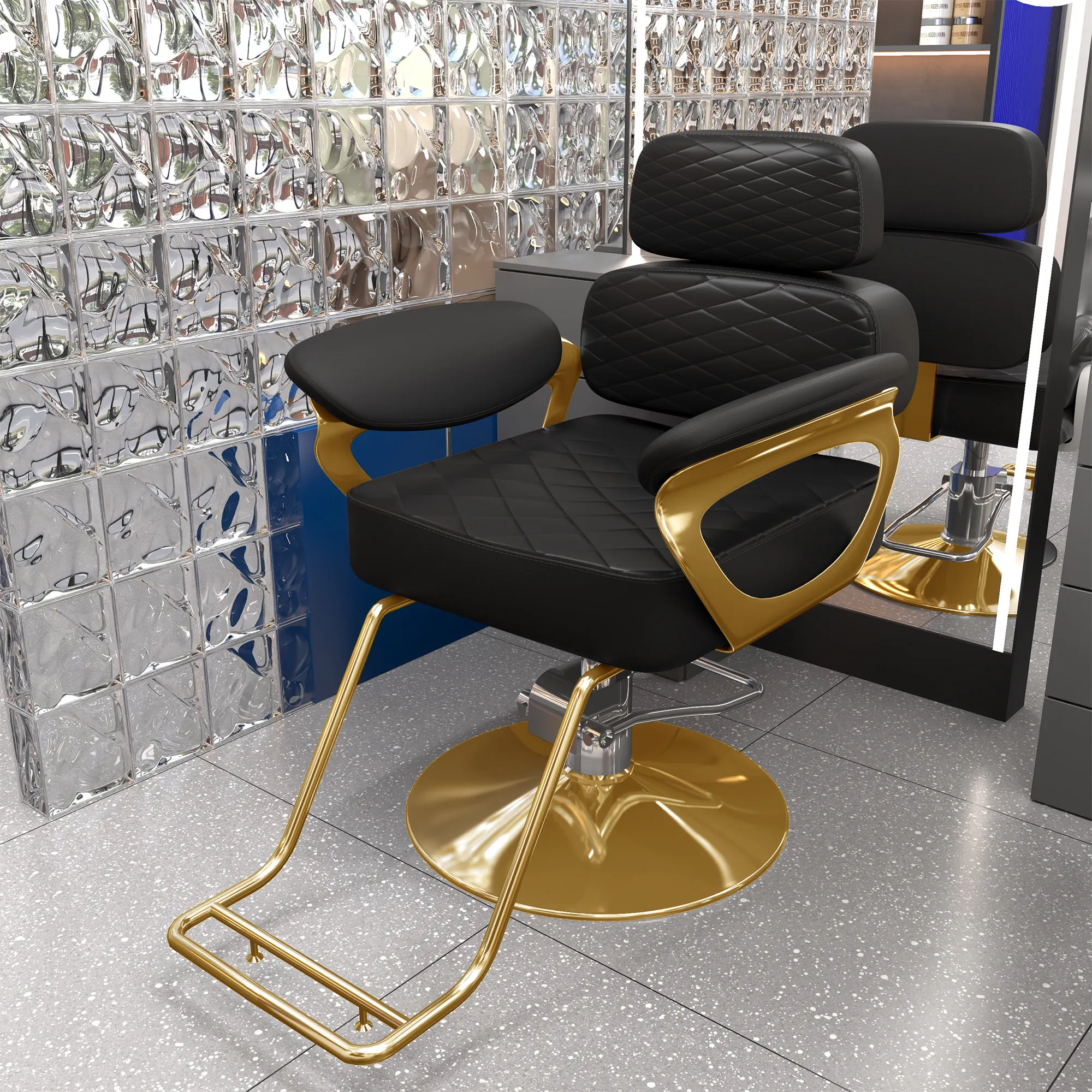 Поворотное парикмахерское кресло-реклайнер для мытья головы, кресло для парикмахера, кресло для макияжа, мебель для салона красоты
Поворотное парикмахерское кресло-реклайнер для мытья головы, кресло для парикмахера, кресло для макияжа, мебель для салона красоты