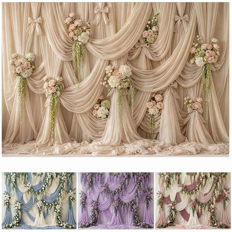 LS Photography Background Refined Elegance Floral Curtain Girls Birthday Party Cake Smash Portrait Decor Backdrop Photo Studio
LS Photography Background Refined Elegance Floral Curtain Girls Birthday Party Cake Smash Portrait Decor Backdrop Photo Studio