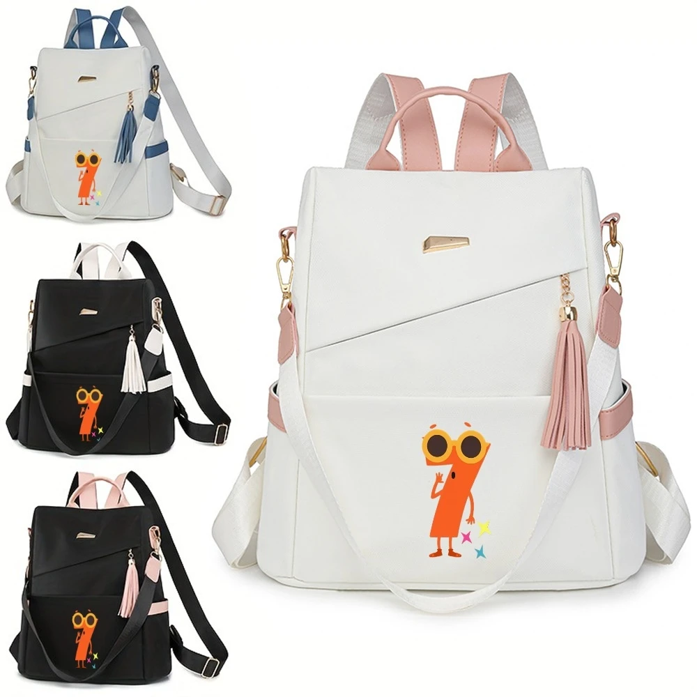 Stylish Two-Tone Backpack with a Number 7 Print, Featuring Anti-Theft Design for Both Men And Women, Perfect for Travel
Stylish Two-Tone Backpack with a Number 7 Print, Featuring Anti-Theft Design for Both Men And Women, Perfect for Travel