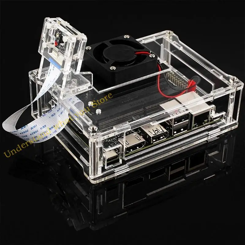 J60A Clear Acrylic for Case with Cooling Fan for Jetson for Nano B01 and A02 Version
J60A Clear Acrylic for Case with Cooling Fan for Jetson for Nano B01 and A02 Version