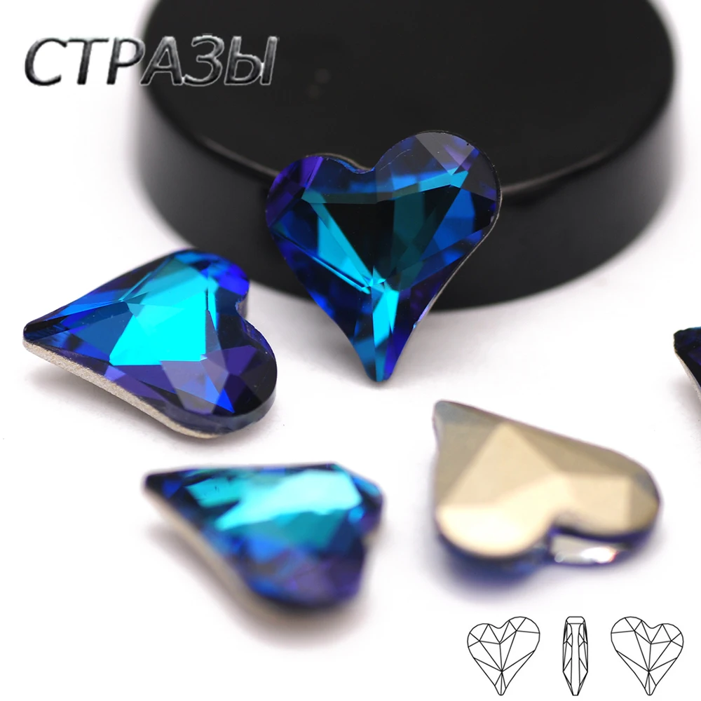 New Arrival 5A Strass Sweet Heart Bermuda Blue Glass DIY Accessories Rhinestones Loose Jewelry Beads Nail Supplies Stones
New Arrival 5A Strass Sweet Heart Bermuda Blue Glass DIY Accessories Rhinestones Loose Jewelry Beads Nail Supplies Stones