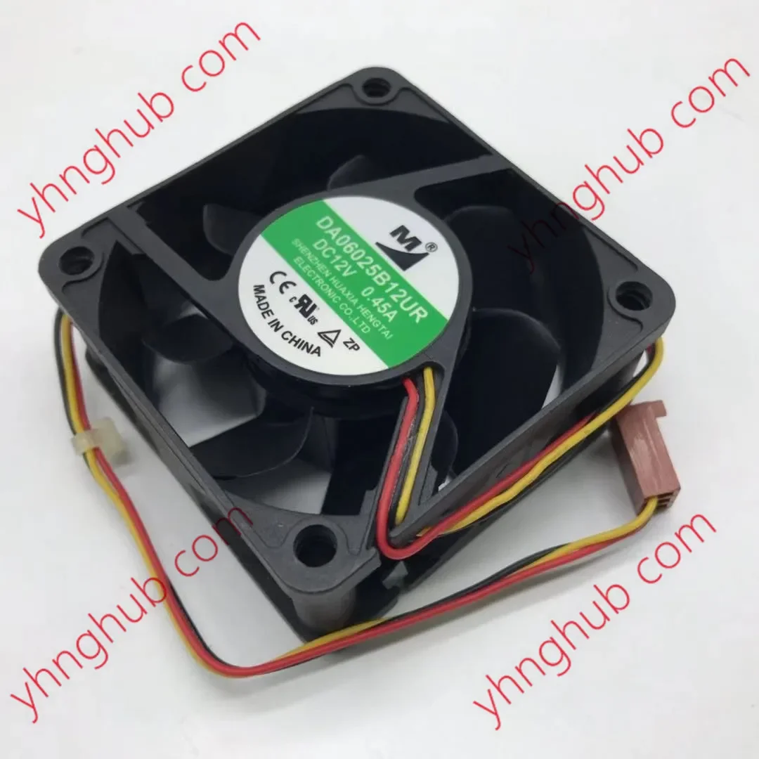 Huaxia Hengtai DA06025B12UR DC 12V 0.45A 60x60x25mm 2-Wire 3-Wire Server Cooling Fan
Huaxia Hengtai DA06025B12UR DC 12V 0.45A 60x60x25mm 2-Wire 3-Wire Server Cooling Fan