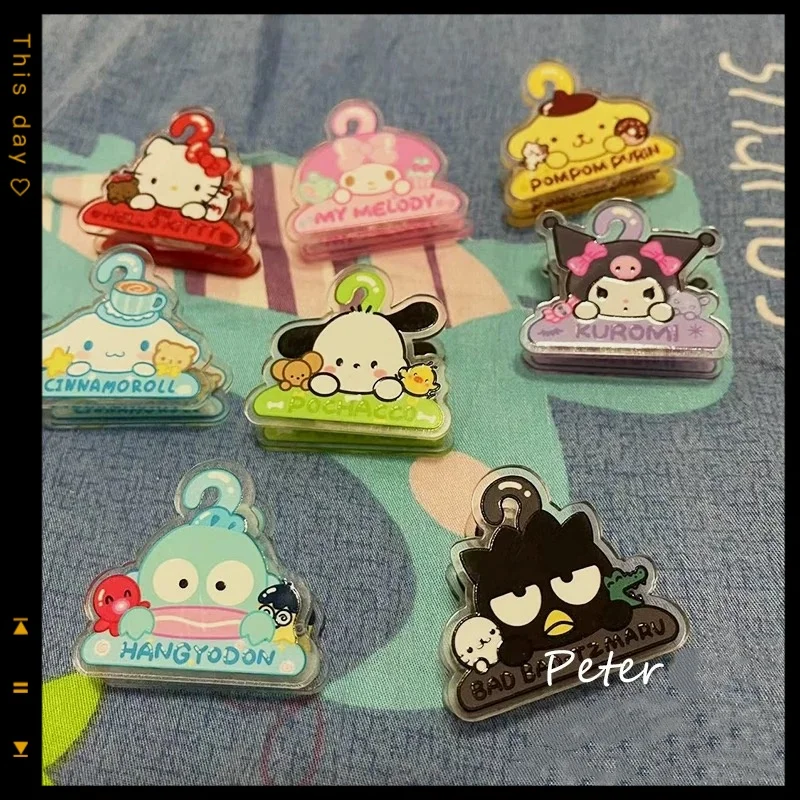 Kawaii hello kitty anime peripherals Sanrio cute double-sided PP clip black beauty brochure seal decorative photo album clip
Kawaii hello kitty anime peripherals Sanrio cute double-sided PP clip black beauty brochure seal decorative photo album clip