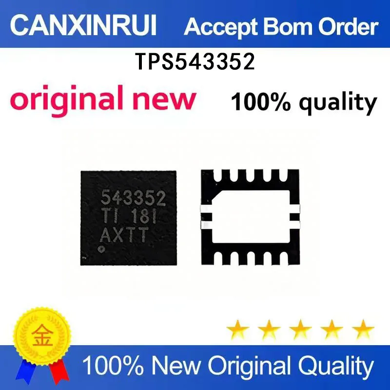 (5-100 Pieces) Brand new original TPS54335-2ADRCR TPS543352 printing wire 543352 QFN10 chip
(5-100 Pieces) Brand new original TPS54335-2ADRCR TPS543352 printing wire 543352 QFN10 chip