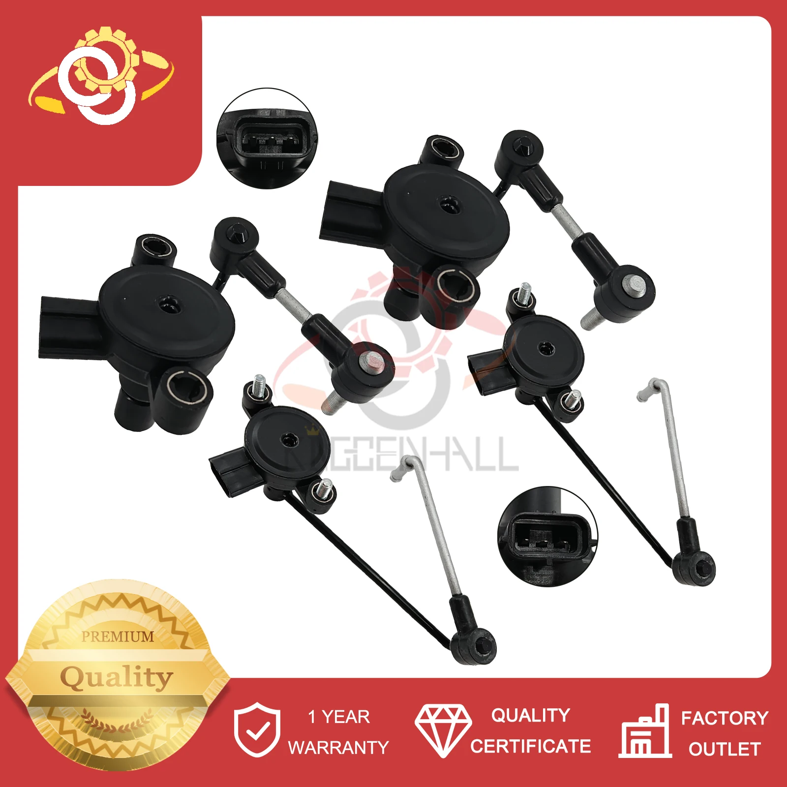 Premium Air Suspension Height Sensor ANR4687 ANR4686 Compatible With Land Rover Range Rover II P38A 2.5L 4.6L 1997-2002
Premium Air Suspension Height Sensor ANR4687 ANR4686 Compatible With Land Rover Range Rover II P38A 2.5L 4.6L 1997-2002