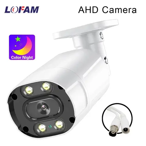 4K 8MP AHD Camera 5MP 2MP CCTV Video Surveillance Home Security Indoor Outdoor Waterproof Bullet Color Night Vision Camera 1080P