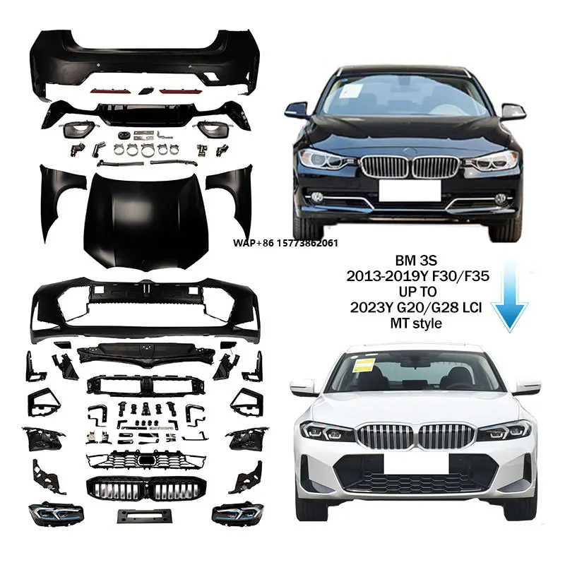 New Eurocarparts BM 3S 2013-2019 F30/F35/F80 G20/G28 LCI MT Style Bolt-On Universal Fitment Bumper Park Assist Sensor Cutouts
New Eurocarparts BM 3S 2013-2019 F30/F35/F80 G20/G28 LCI MT Style Bolt-On Universal Fitment Bumper Park Assist Sensor Cutouts