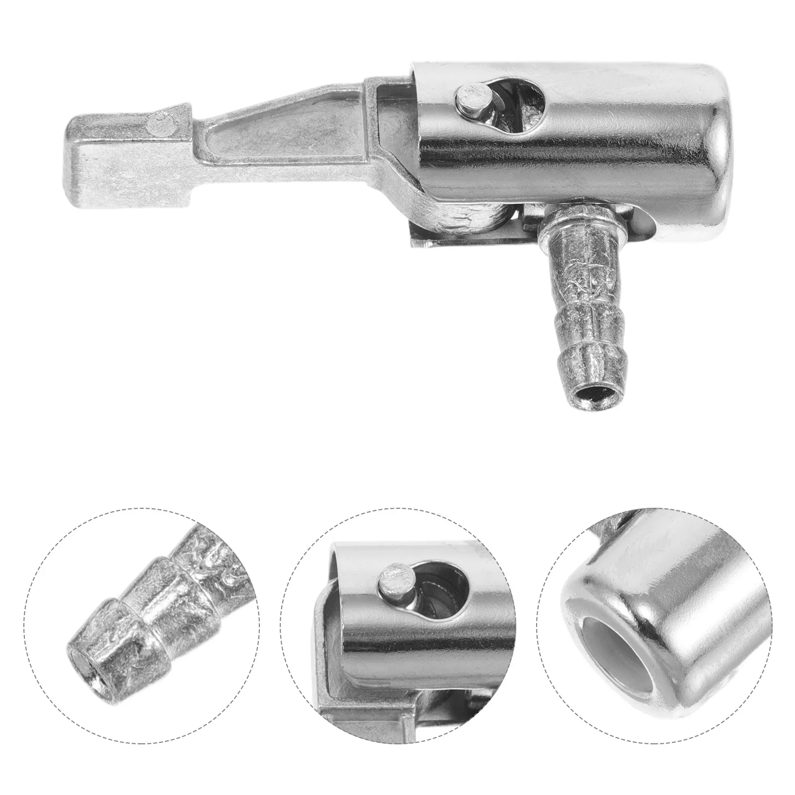 Portable Car Tire Inflator Nozzle Locking Air Chuck Quick Connect Clip Universal Lightweight Easy Install Durable Tire Pump
Portable Car Tire Inflator Nozzle Locking Air Chuck Quick Connect Clip Universal Lightweight Easy Install Durable Tire Pump