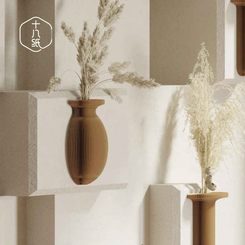 Eighteen Paper Wall Hanging Shelf Flower Stand Living Room Hanging Modern Indoor Simple Nordic Style Creative Decorative Vase
Eighteen Paper Wall Hanging Shelf Flower Stand Living Room Hanging Modern Indoor Simple Nordic Style Creative Decorative Vase