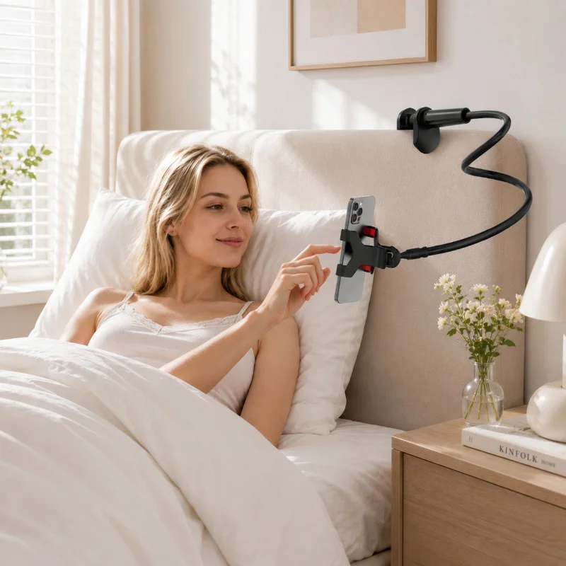 70CM Universal Mobile Phone Holder, Long Arm Clamp Stand for Bedside and Desktop, Adjustable Lazy Mount for iPhone, Xiaomi
70CM Universal Mobile Phone Holder, Long Arm Clamp Stand for Bedside and Desktop, Adjustable Lazy Mount for iPhone, Xiaomi