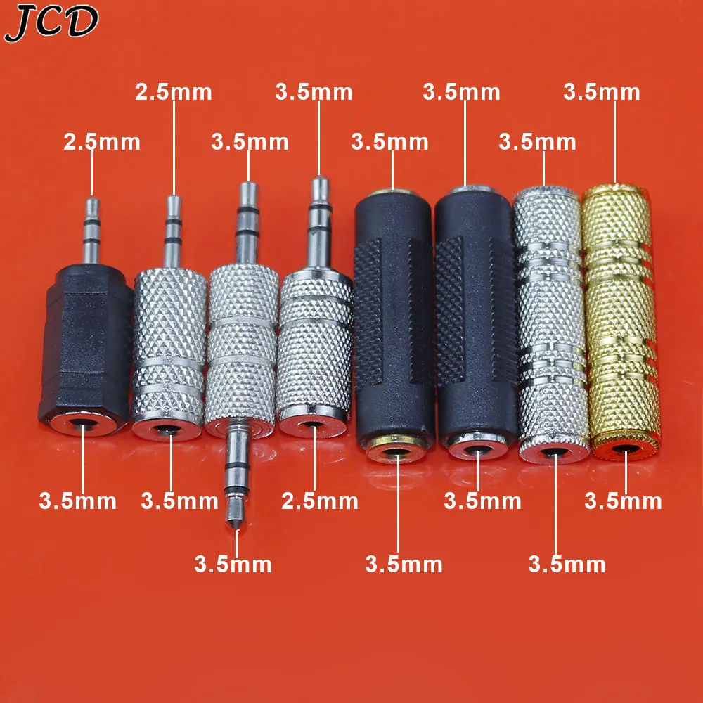 JCD 1PCS High Quality 2.5 mm Male to 3.5 mm Female Audio Stereo Adapter Plug Earphone Converter Headphone jack
JCD 1PCS High Quality 2.5 mm Male to 3.5 mm Female Audio Stereo Adapter Plug Earphone Converter Headphone jack