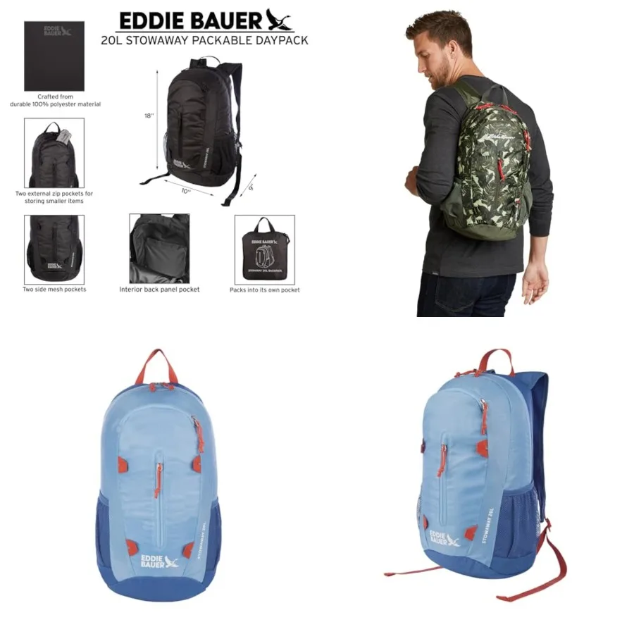 Stowaway Packable Backpack Travel Outdoor Lightweight Foldable Durable Ripstop Polyester
Stowaway Packable Backpack Travel Outdoor Lightweight Foldable Durable Ripstop Polyester
