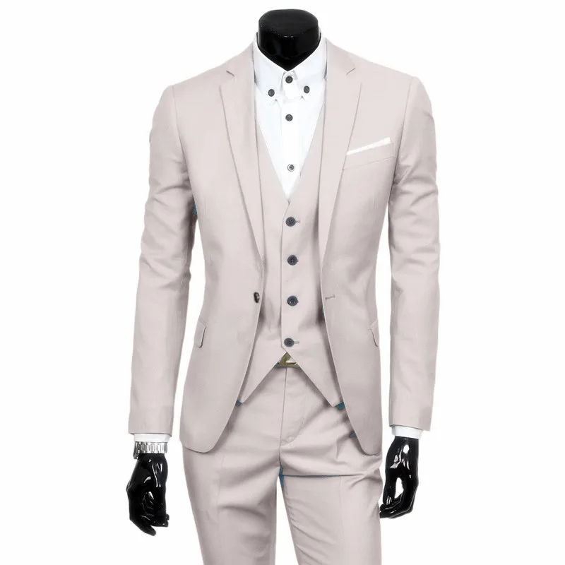 Jacket Pants Vest Men's Suits Slim Fit Tuxedo Brand Fashion Dress Wedding Blazer New Arrival Work Male Business Coat Waistcoat
Jacket Pants Vest Men's Suits Slim Fit Tuxedo Brand Fashion Dress Wedding Blazer New Arrival Work Male Business Coat Waistcoat