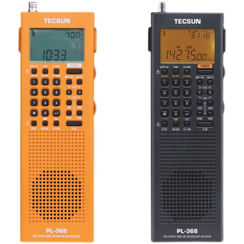 Top New Tecsun PL-368 full-band digital demodulation DSP/single sideband SSB reception/stereo radio
Top New Tecsun PL-368 full-band digital demodulation DSP/single sideband SSB reception/stereo radio