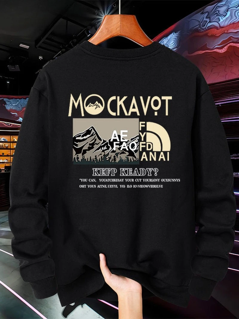 American Mountain Print 2025 Autumn and Winter Round-neck Hoodie High-end Luxury Is for Both Men and Women Top Y2k 
American Mountain Print 2025 Autumn and Winter Round-neck Hoodie High-end Luxury Is for Both Men and Women Top Y2k