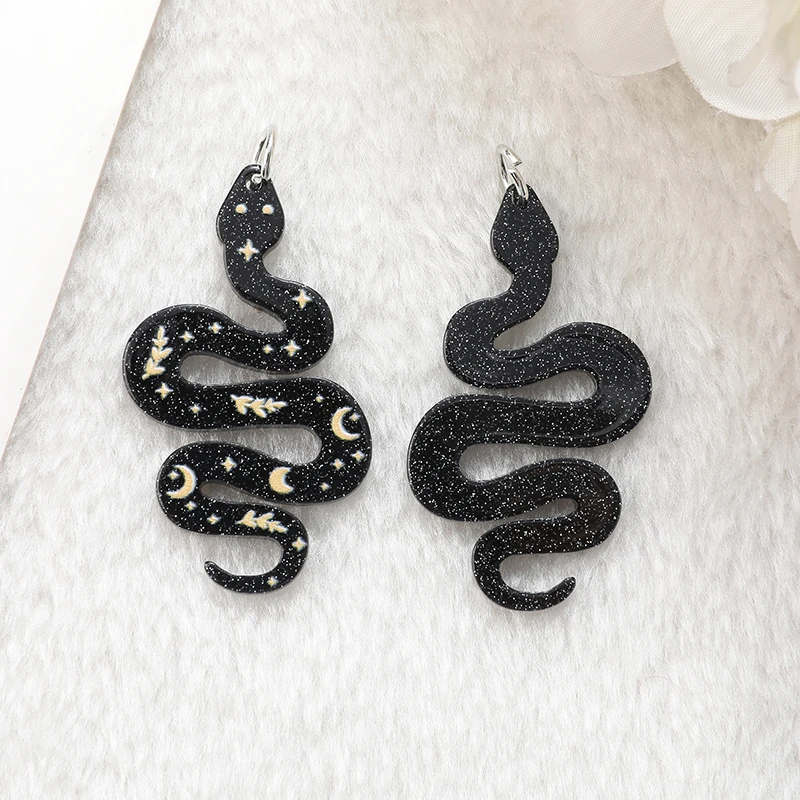 10Pcs Halloween Magic Snake Charms Creative Acrylic Pendant For Necklace Earring DIY Making Accessories
10Pcs Halloween Magic Snake Charms Creative Acrylic Pendant For Necklace Earring DIY Making Accessories