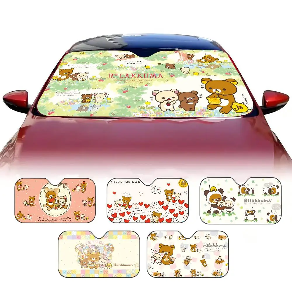 Cute Cartoon Anime Rilakkuma Car Windshield Sun Shade Foldable Car Front Covers Car Sunshade For Car Accessories Blocks Uv Rays
Cute Cartoon Anime Rilakkuma Car Windshield Sun Shade Foldable Car Front Covers Car Sunshade For Car Accessories Blocks Uv Rays
