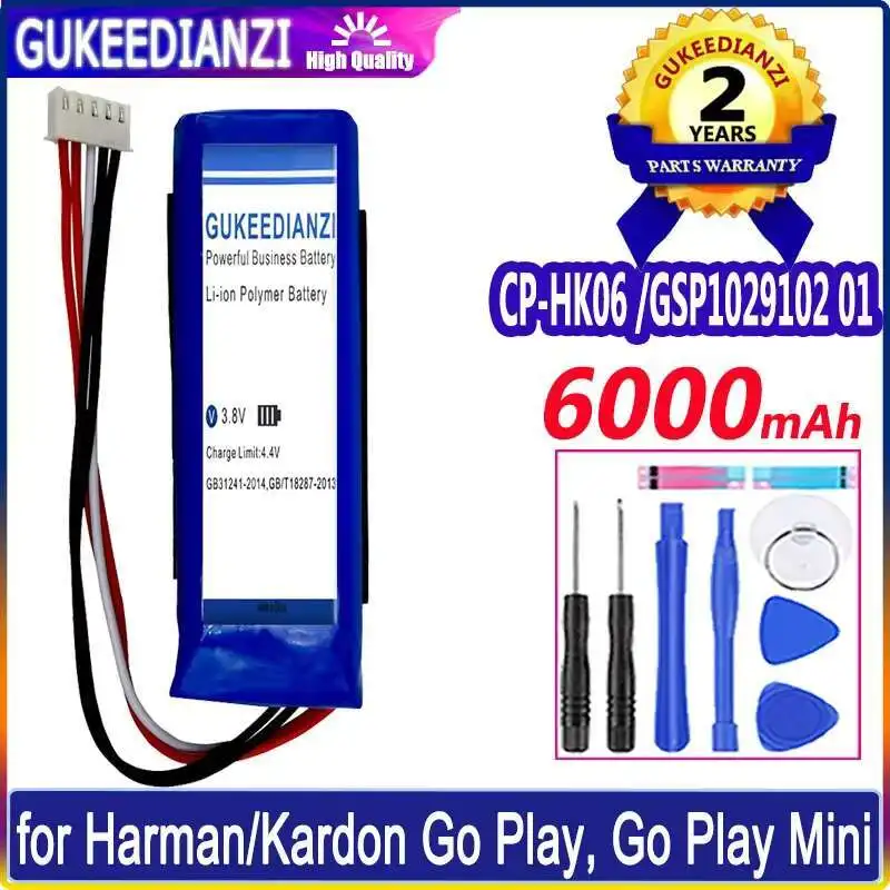 Environmentally Friendly Speaker Battery CP-HK06 GSP1029102 01 6000Mah For Harman Kardon GO Play, Play Mini
Environmentally Friendly Speaker Battery CP-HK06 GSP1029102 01 6000Mah For Harman Kardon GO Play, Play Mini