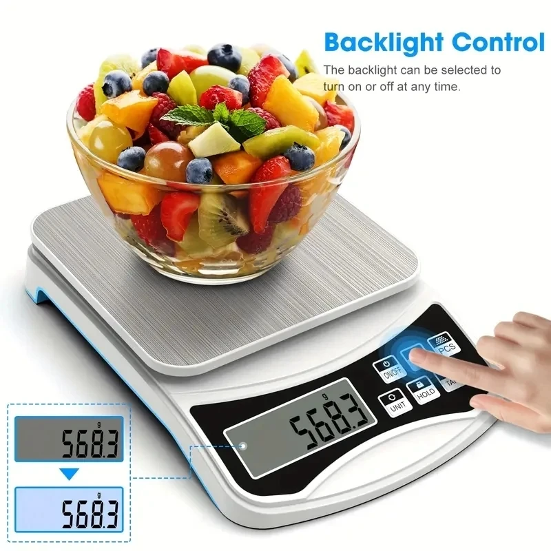 Báscula de Cocina Digital precisa para cocinar y hornear, pérdida de peso, 5kg, 10kg de capacidad, 1g de graduación, gramos y on
Báscula de Cocina Digital precisa para cocinar y hornear, pérdida de peso, 5kg, 10kg de capacidad, 1g de graduación, gramos y on