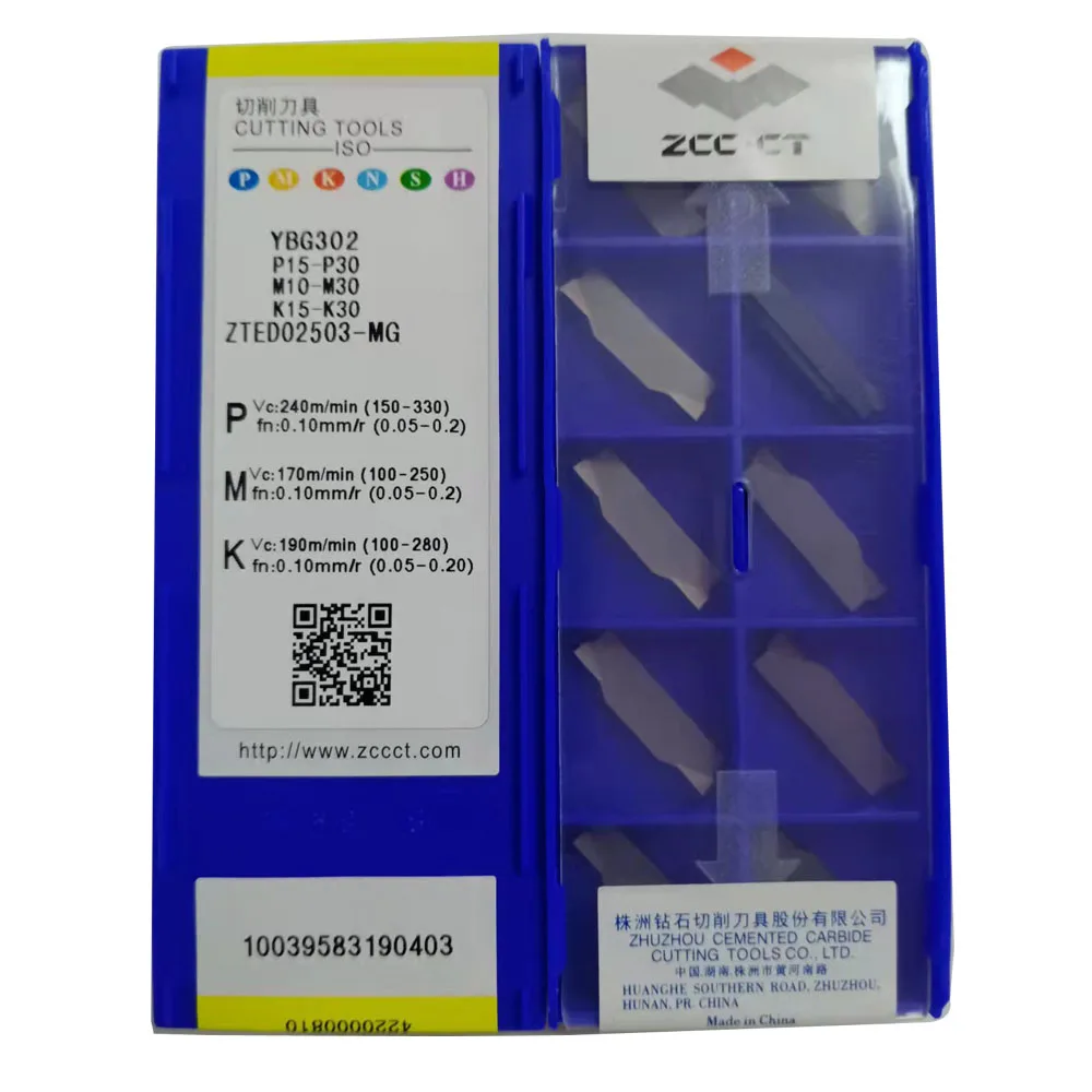 Оригинальные режущие пластины из карбида ZTED02503-MG YBG302 для нержавеющей стали и чугуна
Оригинальные режущие пластины из карбида ZTED02503-MG YBG302 для нержавеющей стали и чугуна