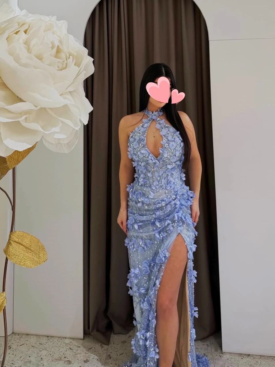Oisslec Prom Dress Elegant Vintage Sweet Blue Flowers Lace Sexy Slit Customized Formal Occasion Prom Dress Evening Party Gowns
Oisslec Prom Dress Elegant Vintage Sweet Blue Flowers Lace Sexy Slit Customized Formal Occasion Prom Dress Evening Party Gowns