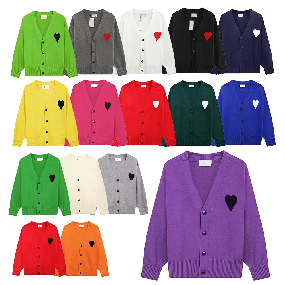 Autumn Winter Women's Clothing A Letter Heart Embroidered Sweaters Women Cotton Cardigan New Men's Loose Casual Pullover Sweater
Autumn Winter Women's Clothing A Letter Heart Embroidered Sweaters Women Cotton Cardigan New Men's Loose Casual Pullover Sweater