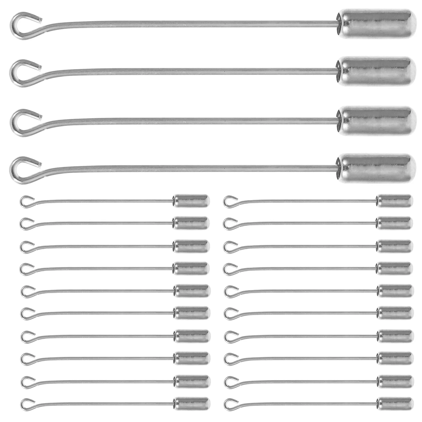 100pcs Brooch Stainless Steel Brooch Suit Lapel End Caps Hat Tie Accessories Jewelry Supplies Chest Safety Pin Pin
100pcs Brooch Stainless Steel Brooch Suit Lapel End Caps Hat Tie Accessories Jewelry Supplies Chest Safety Pin Pin