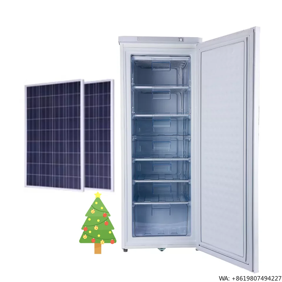 178Liter Solar System Upright Freezer with 6 Drawers
178Liter Solar System Upright Freezer with 6 Drawers