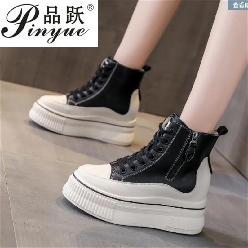 Shoes Woman Women's Sports Shoes 5.5CM Increase Leather Autumn Casual Sneaker Platform Women Running Shoes Ladies Shoes
Shoes Woman Women's Sports Shoes 5.5CM Increase Leather Autumn Casual Sneaker Platform Women Running Shoes Ladies Shoes