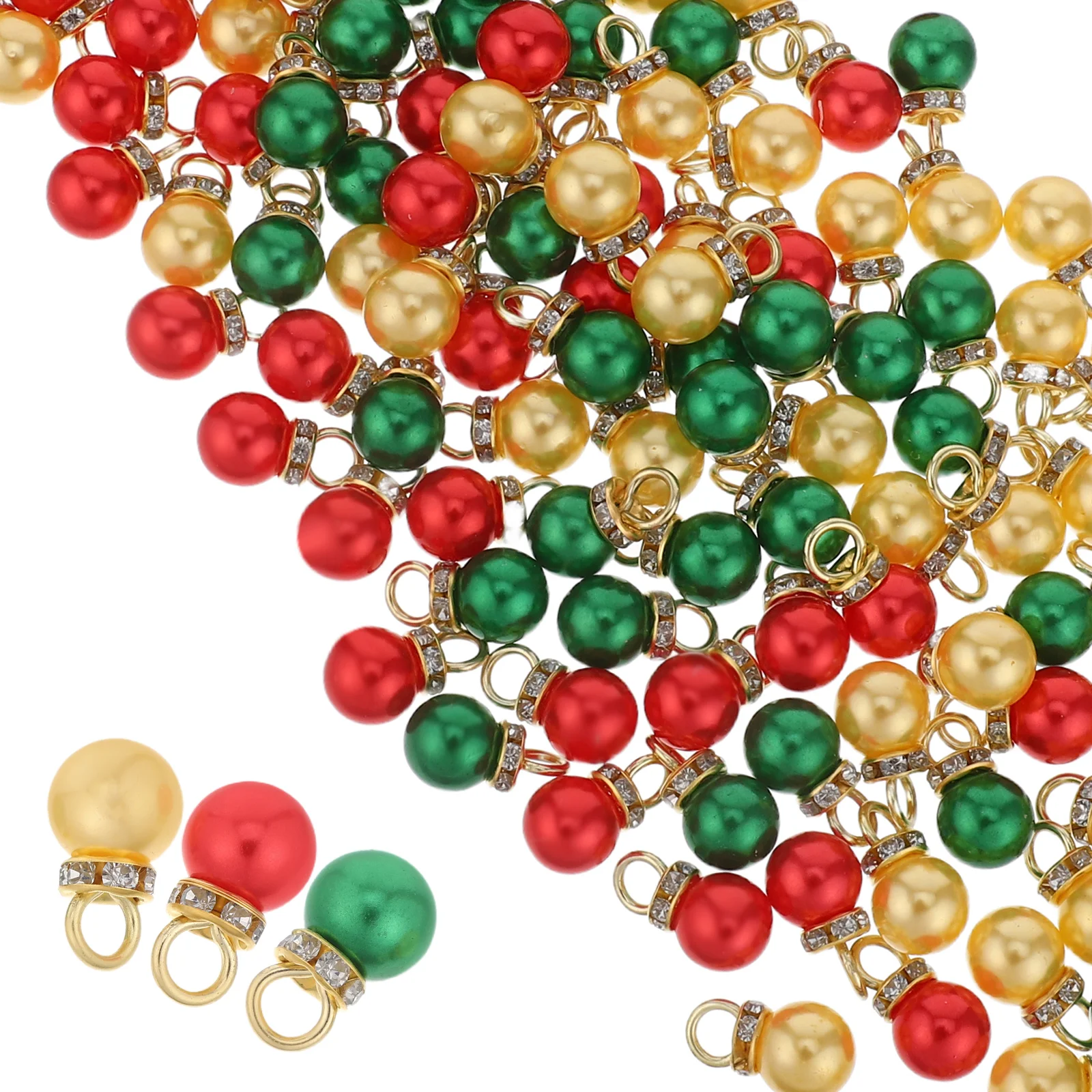 150Pcs Small Glitter Ball Pendants Christmas Tree Ornaments Rhinestone Sparkle Holiday Decorations DIY Crafting
150Pcs Small Glitter Ball Pendants Christmas Tree Ornaments Rhinestone Sparkle Holiday Decorations DIY Crafting