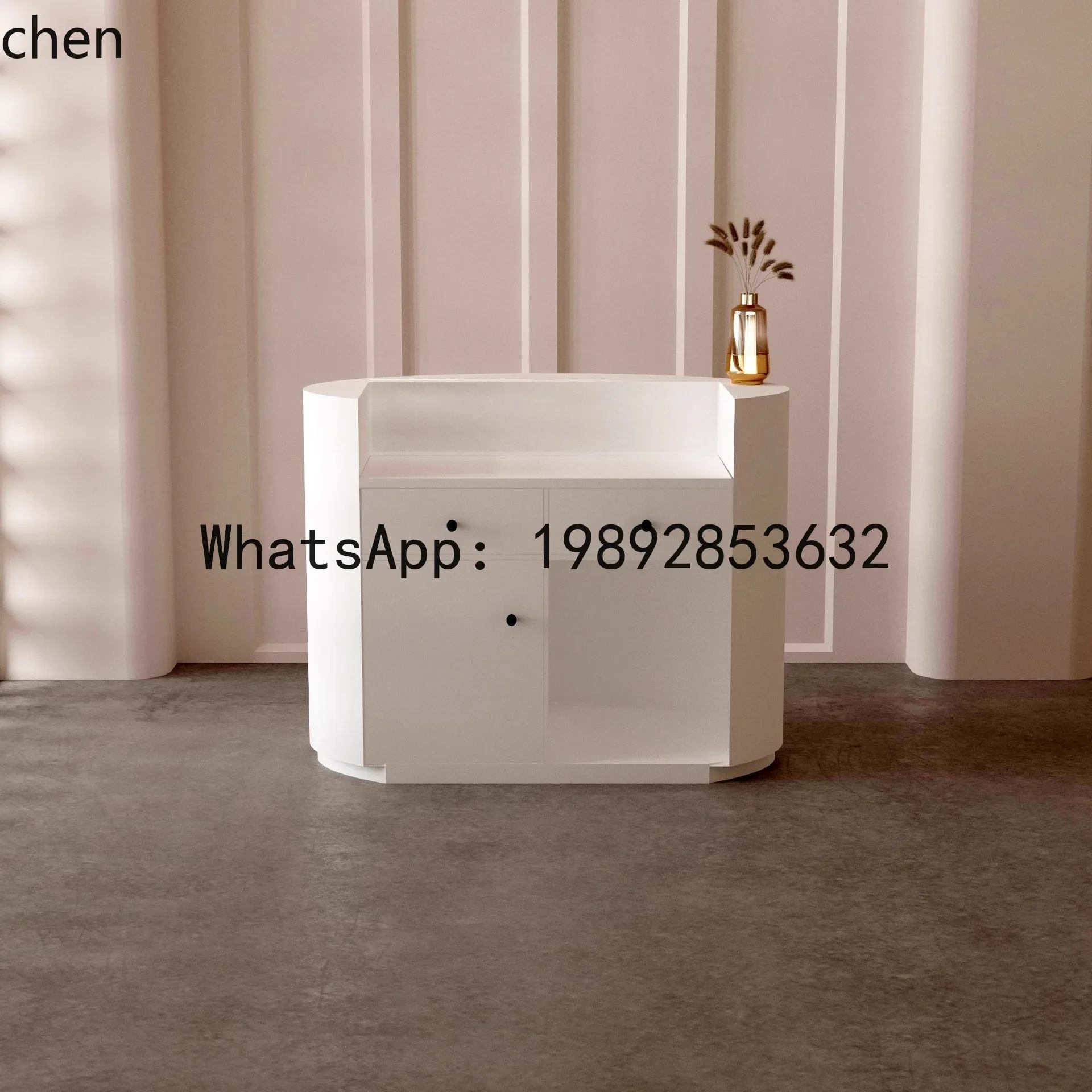 H29- Simple Small Consultation Desk Exhibition Hall Reception Desk Lacquered Clothing Store Front Desk
H29- Simple Small Consultation Desk Exhibition Hall Reception Desk Lacquered Clothing Store Front Desk