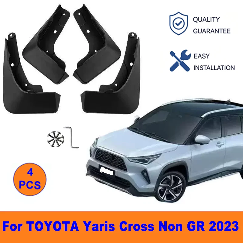 4Pcs Mud Flaps For TOYOTA Yaris Cross Non GR 2023 - Splash Guards Front & Rear Wheel Fender Mudguards Car Exterior Protection
4Pcs Mud Flaps For TOYOTA Yaris Cross Non GR 2023 - Splash Guards Front & Rear Wheel Fender Mudguards Car Exterior Protection