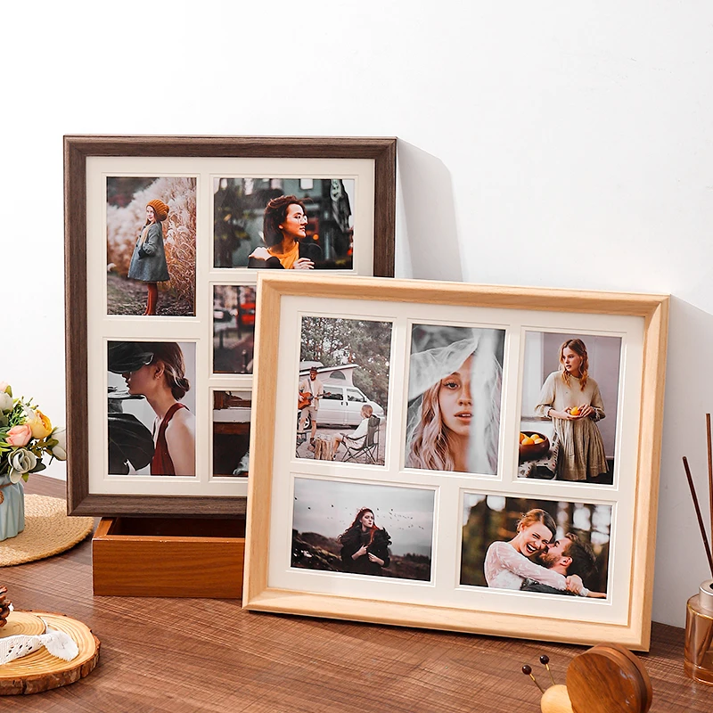 Solid Wood Picture Frame Display Stand 5pcs 6in Combo Multi-piece Couple Wedding Photos High-grade Photo Frame Home Desk Decor
Solid Wood Picture Frame Display Stand 5pcs 6in Combo Multi-piece Couple Wedding Photos High-grade Photo Frame Home Desk Decor