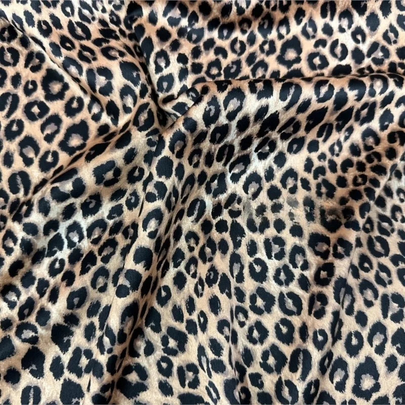 Silky Pendant Brown Leopard Print Printed Silk-like Satin Fabric Shirt Sling Dress Pants
Silky Pendant Brown Leopard Print Printed Silk-like Satin Fabric Shirt Sling Dress Pants