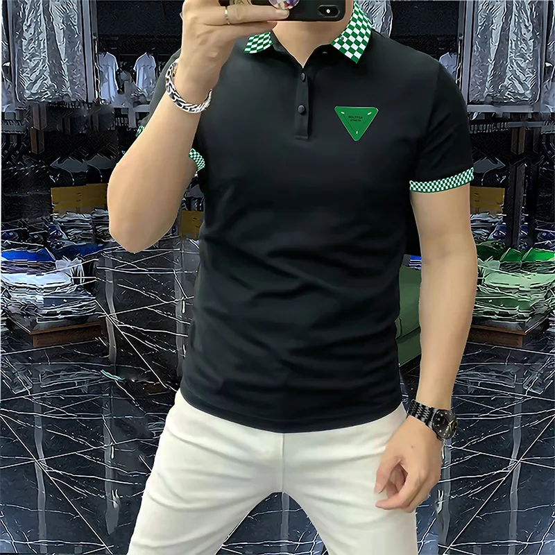 Arrival Men's lapel Collar T-shirt New Summer Short Sleeve Polo Shirt Stylish Slim Fit Male Top Breathable Trendy Casual Clothes
Arrival Men's lapel Collar T-shirt New Summer Short Sleeve Polo Shirt Stylish Slim Fit Male Top Breathable Trendy Casual Clothes