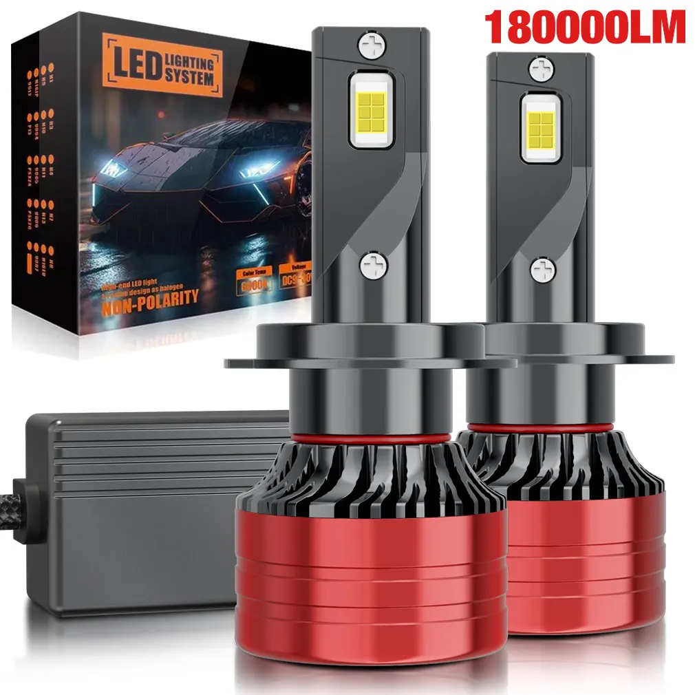 180000LM H7 LED Bulb Headlight H1 H3 H4 H8 H9 H11 9005 HB3 9006 HB4 9012 HIR2 880 881 9004 9007 H13 Mini for Car Headlamp 6000K
180000LM H7 LED Bulb Headlight H1 H3 H4 H8 H9 H11 9005 HB3 9006 HB4 9012 HIR2 880 881 9004 9007 H13 Mini for Car Headlamp 6000K
