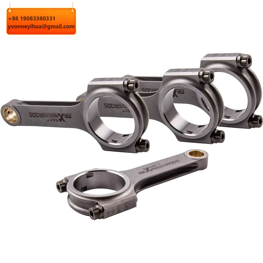 MaXpeedingrods Performance H-Beam Connecting Rods 143 Mm For Honda Prelude Accord JDM H22 H22A H22A1 2.2L Manufacture
MaXpeedingrods Performance H-Beam Connecting Rods 143 Mm For Honda Prelude Accord JDM H22 H22A H22A1 2.2L Manufacture