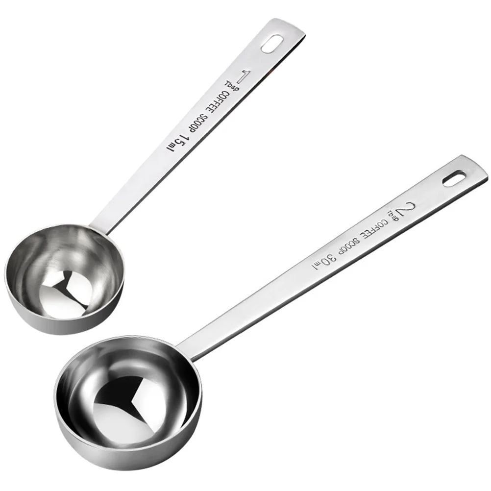 2 Pcs Measuring Spoon Stainless Steel 15ml 30ml Coffee Powder Scoop Kitchen Baking Tool Flour Cream Measure Spoon Set
2 Pcs Measuring Spoon Stainless Steel 15ml 30ml Coffee Powder Scoop Kitchen Baking Tool Flour Cream Measure Spoon Set
