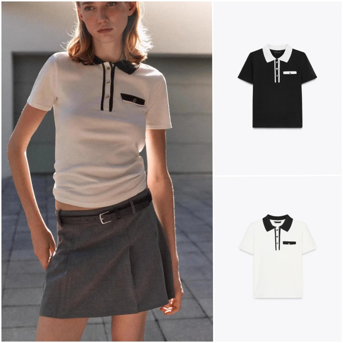 Новая весенняя женская футболка irt ort Sve с отложным воротником, цвет Blo, простое подходящее моющее волокно из полиэфирного волокна 
Новая весенняя женская футболка irt ort Sve с отложным воротником, цвет Blo, простое подходящее моющее волокно из полиэфирного волокна