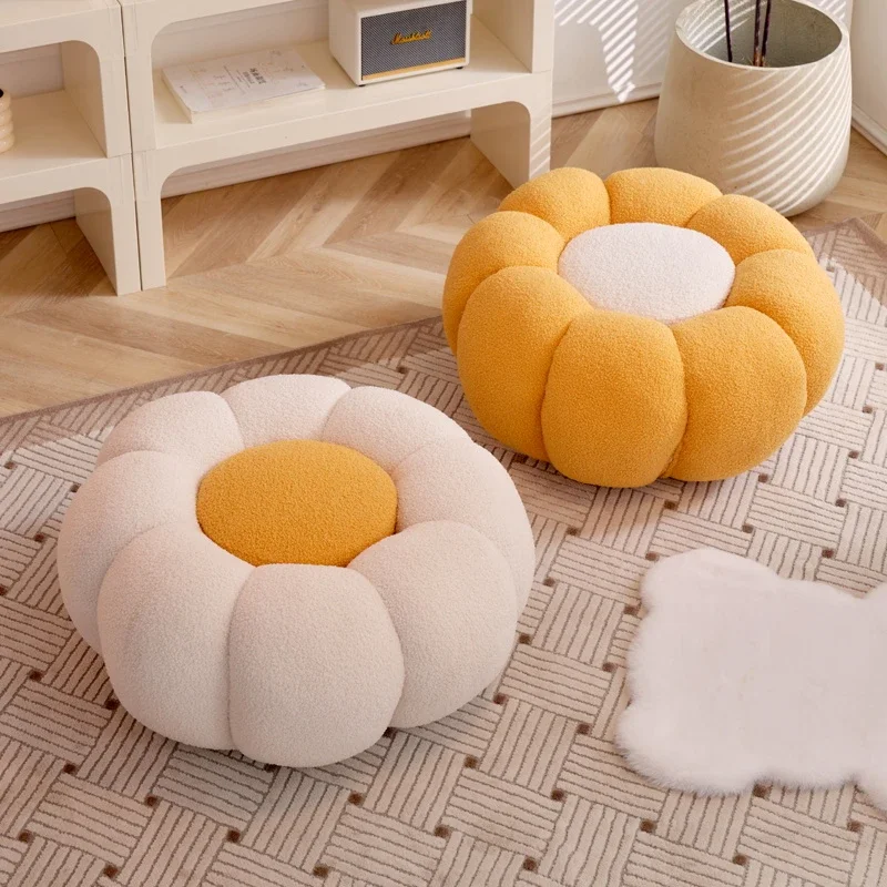 Pumpkin sofa low stool footstool sofa stool white lamb wool simple living room light luxury bedroom single small round stool
Pumpkin sofa low stool footstool sofa stool white lamb wool simple living room light luxury bedroom single small round stool