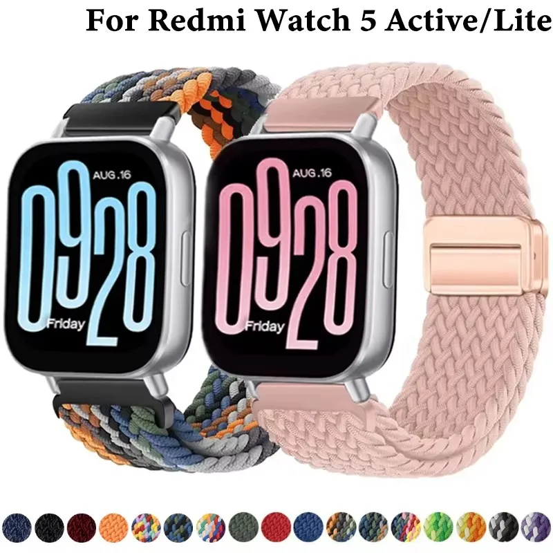 Watch Strap 22mm 20mm Magnetic Braided Loop for Redmi Watch 5 Active Band Bracelet for Redmi Watch 5 Lite Nylon Accessories
Watch Strap 22mm 20mm Magnetic Braided Loop for Redmi Watch 5 Active Band Bracelet for Redmi Watch 5 Lite Nylon Accessories