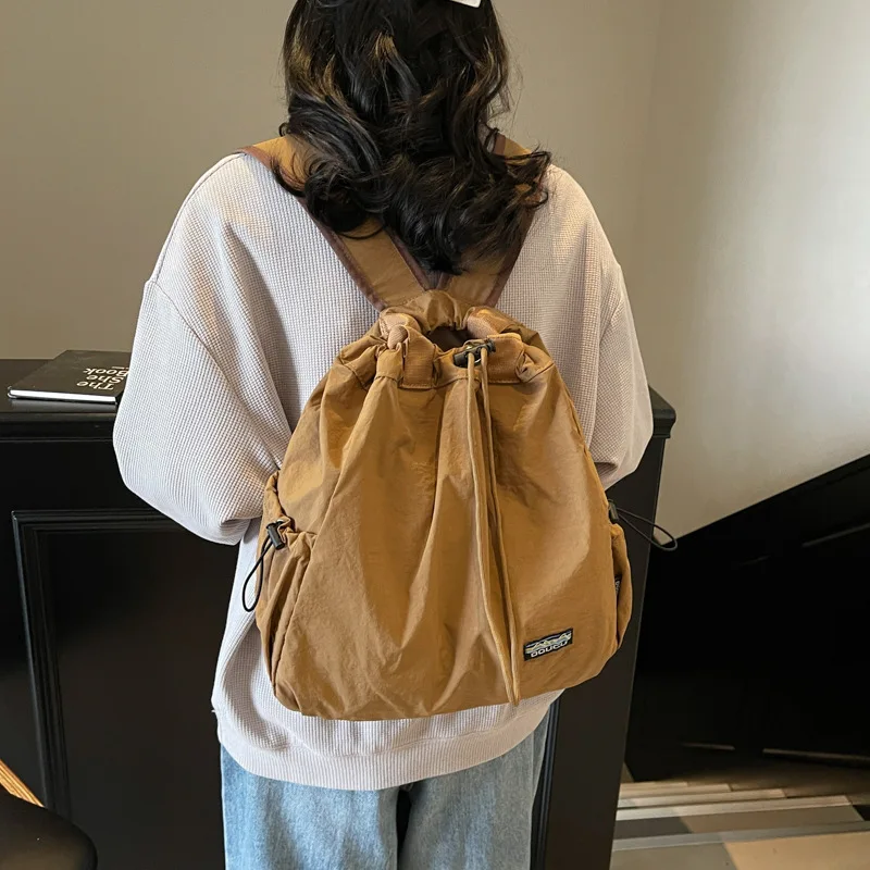 Multi-functional Fashion Backpacks For Women Nylon Large Capacity Shopper Shoulder Totes Drawstring Bucket Travelling Rucksack
Multi-functional Fashion Backpacks For Women Nylon Large Capacity Shopper Shoulder Totes Drawstring Bucket Travelling Rucksack