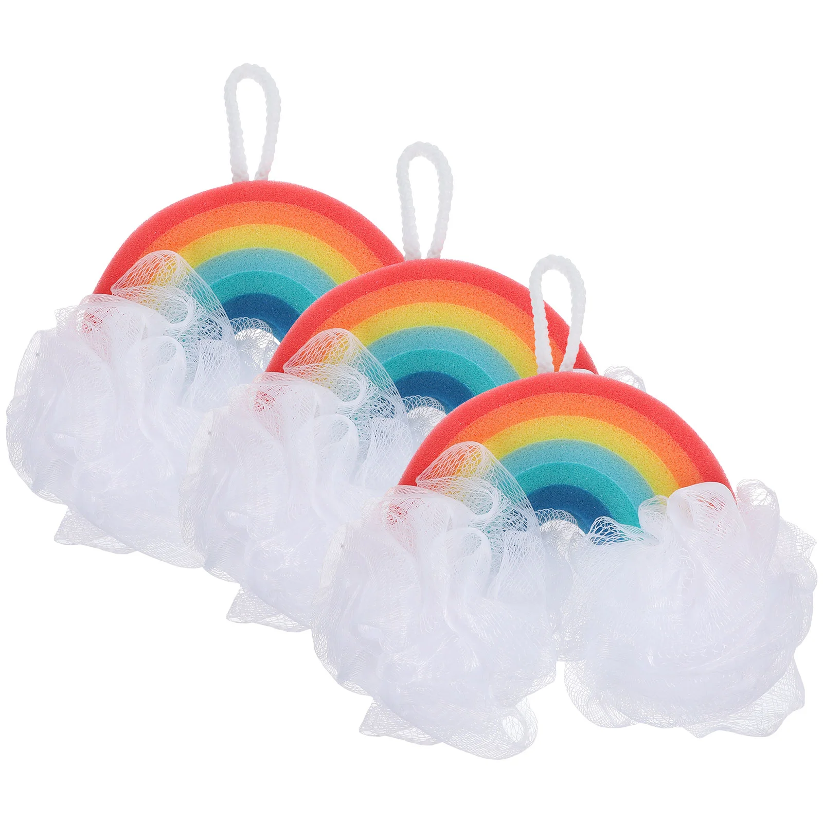 3 Pcs Kids Tools Rainbow Bath Sponge Cleaning Frosted Cartoon Brush Colorful Shower Scrubber Child
3 Pcs Kids Tools Rainbow Bath Sponge Cleaning Frosted Cartoon Brush Colorful Shower Scrubber Child