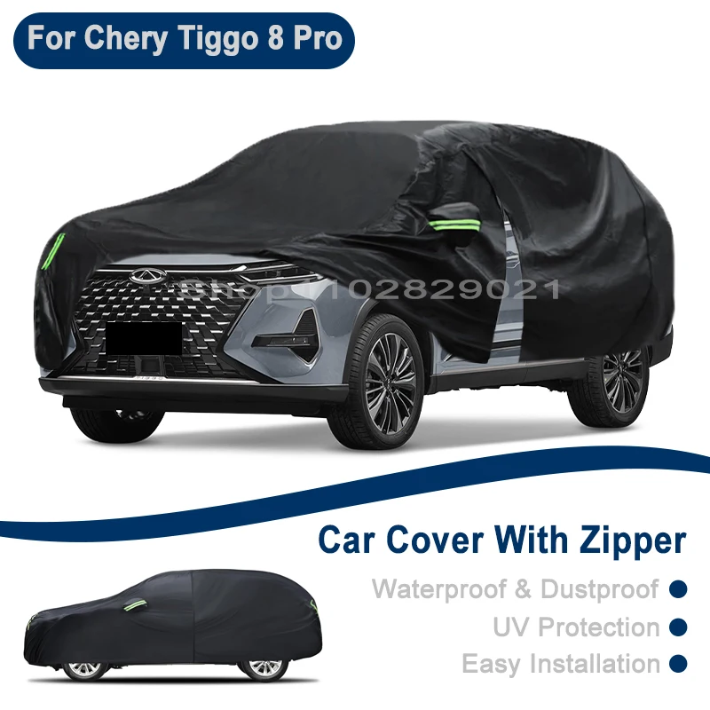 Outdoor Full Vehicle Cover For Chery Tiggo 8 Pro - Side Zipper Design, Waterproof Dustproof Sun Protection Car Cover
Outdoor Full Vehicle Cover For Chery Tiggo 8 Pro - Side Zipper Design, Waterproof Dustproof Sun Protection Car Cover