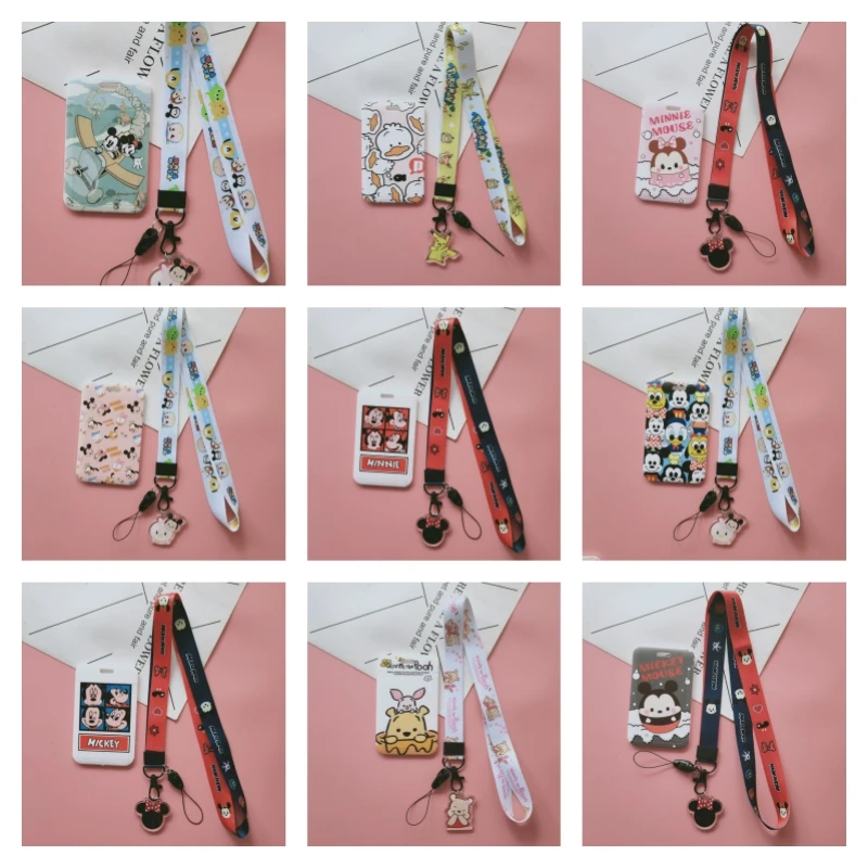 Mickey and Minnie theme cute card set personalized card protection set creative cartoon Disney lanyard work card bag
Mickey and Minnie theme cute card set personalized card protection set creative cartoon Disney lanyard work card bag