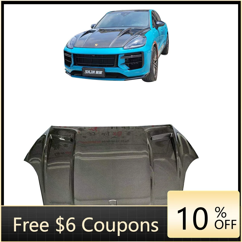 Dry Carbon Fiber Front Engine Hoods Cover Body Kit for Cayenne 9Y0 Hood Perfect Fitment
Dry Carbon Fiber Front Engine Hoods Cover Body Kit for Cayenne 9Y0 Hood Perfect Fitment