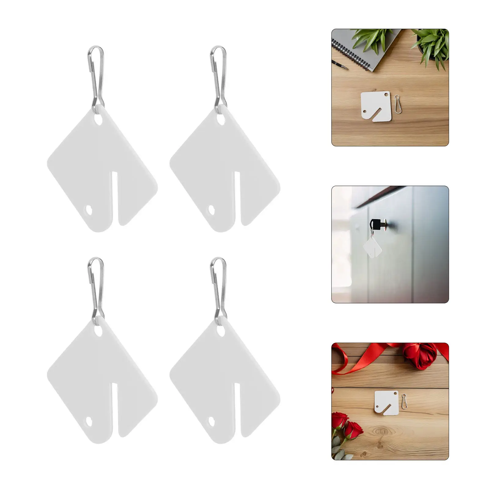 60Pcs Key Tags White Acrylic Slotted 1.5 Inch Square Hanging Labels for Key Cabinets Lockers Hotel Office Use Acrylic Tags
60Pcs Key Tags White Acrylic Slotted 1.5 Inch Square Hanging Labels for Key Cabinets Lockers Hotel Office Use Acrylic Tags